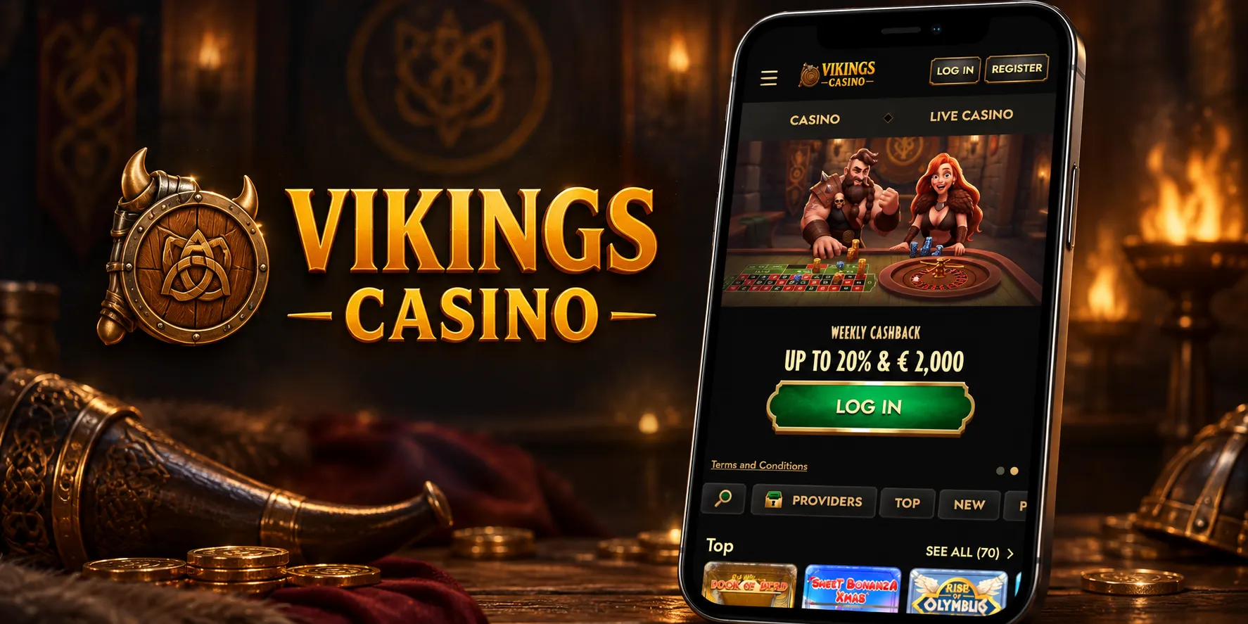 Vikings Casino App Screenshot